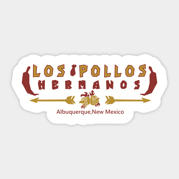 Los Pollos Hermanos Sticker by vender